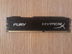 Memorie HyperX Fury Black 8GB, DDR3, 2400MHz, CL15, 1.5V foto