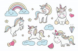 Cumpara ieftin Sticker decorativ, Unicorn , Multicolor, 85 cm, 4887ST, Oem