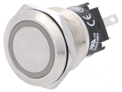 Comutator Anti-Vandalism Alb SPDT 3A/240V foto