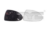 Sticla oglinda exterioara dreapta TYC Opel Corsa D S07 Corsa E X15 202019, convexa, fara incalzire, nu pentru versiunea OPC, geam retrovizor pentru