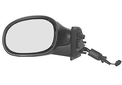 Oglinda exterioara Citroen C3 (Fc) 01.2002-12.2010 partea stanga View Max crom convex carcasa prevopsita grunduita reglare electrica cu incalzire foto