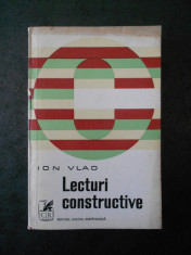 ION VLAD - LECTURI CONSTRUCTIVE foto