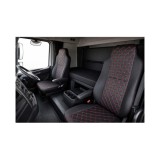Huse auto universale camion Premium din imitatie piele Romb, 2 scaune