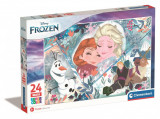 Puzzle Clementoni Maxi, Disney Frozen, 24 piese