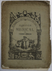 ALMANAH MUSICAL de TEODOR T. BURADA , ANUL III , 1877 foto