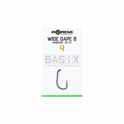 CARLIG KORDA BASIX WIDE GAPE BARBLESS NR.2 10BUC/PLIC foto