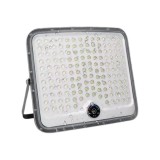 Proiector Solar LED Exterior, 600W, IP65, cu Panou Separat, cu Senzor de Mișcare