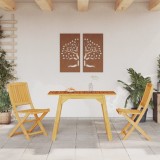 Set mobilier gradina Gossi, 3 piese, lemn masiv acacia, pliabil, masa + scaune