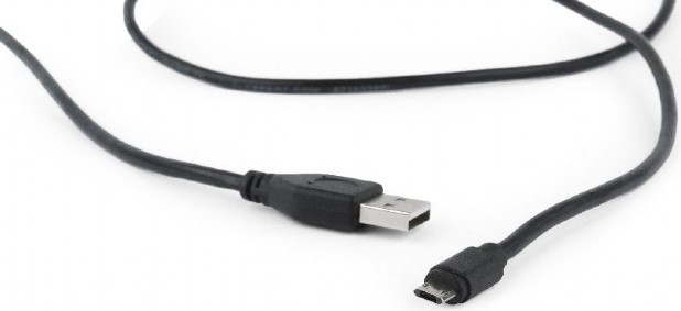 CABLU alimentare si date GEMBIRD, pt. smartphone, USB 2.0 (T) la Micro-USB 2.0 (T), 1.8m, negru, &quot;CC-USB2-AMmDM-6&quot; (timbru verde 0.08 lei)