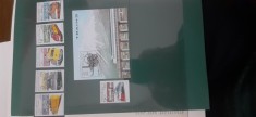 Somalia -Locomotiva ,tren--serie completa si colita,nestampilat. foto