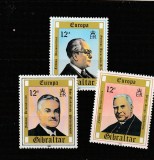 Gibraltar 1980- Europa CEPT,serie 3 valori dantelate,MNH,Mi.405-407