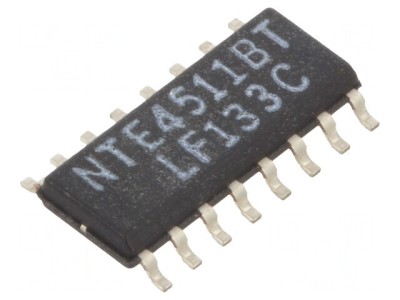 Circuit Integrat Digital CMOS 1 Canal 4 Intrări SMD SO16 3-10V 55-125&amp;deg;C foto