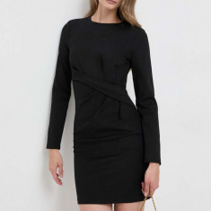 Silvian Heach rochie culoarea negru, mini, drept