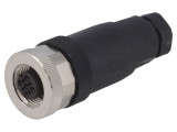 Conector M12 mufă PIN 3 mamă A-DeviceNet CANopen IP67