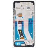 Display LCD Touchscreen cu Rama Original Motorola Moto G73 Negru (Service Pack)