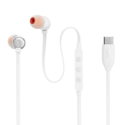 Casti cu Fir, Mufa Type-C - JBL 310C - White foto