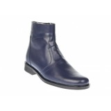 Oferta marimea 39, 40 - Ghete barbati office, elegante din piele naturala, cu fermoar, Bleumarin - LGB99BLM