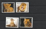 Togo 2016 - Fauna , Animalele lumii , Serie 4 valori dantelate , MNH , Mi.7929-7932, Nestampilat
