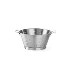 Colander inox cu 2 manere, Hendi, design solid, 320x(H)180 mm foto