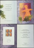 ELVETIA 2005 CRACIUN , PLIANT CU STAMPILA SPECIALA