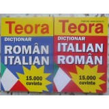 DICTIONAR ROMAN-ITALIAN, ITALIAN-ROMAN 15.000 CUVINTE VOL.1-2-ALEXANDRU BALACI-231515