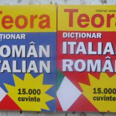 DICTIONAR ROMAN-ITALIAN, ITALIAN-ROMAN 15.000 CUVINTE VOL.1-2-ALEXANDRU BALACI