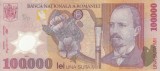 ROMANIA 100.000 lei 2001 polymer VF!!!