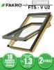 Fereastra Mansarda FAKRO FTS-V U2, Pin, 2 Sticle, Deschidere Mediana, Clapeta Ventilatie, Garantie 10 Ani