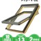 Fereastra mansarda FAKRO FTS-V U2, lemn de pin, 2 sticle