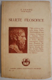 Siluete Filosofice - Z. Sandu (Nicolae Regman) - Carte Veche, Bibliofilie
