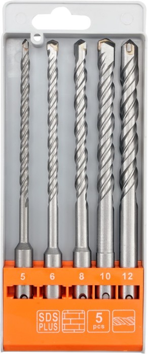 Set 5 burghie cu prindere SDS plus pentru beton 5 mm-12 mm STHOR
