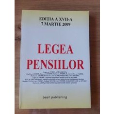Legea pensiilor 2009