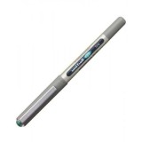 Roller Uni-ball Eye UB-157, 0. 7mm, corp gri-auriu, detalii in culoarea scrisului verde