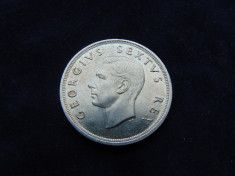Moneda argint 5 schilling 1952 (cn34) foto