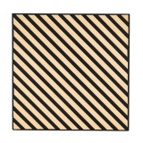 Panou acustic de perete Deco III cu aspect de bambus, 60x60x1,8 cm