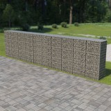 Perete gabion cu capace, oțel galvanizat, 600 x 50 x 150 cm, vidaXL