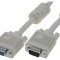Cablu VGA 15 pini Gri 3m