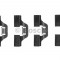 Set accesorii, placute frana SKODA FABIA II (2006 - 2014) BOSCH 1 987 474 253