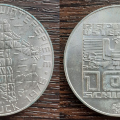 (A41) MONEDA DIN ARGINT AUSTRIA - 100 SCHILLING 1976,JOCURILE OLIMPICE INNSBRUCK