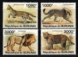 Timbre Burundi 2011, Fauna: Feline Mari, Serie Completa, MNH