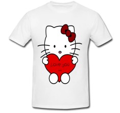 Tricou &amp;quot; Hello Kitty heart &amp;quot; foto