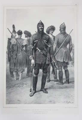 Auguste Raffet (1804-1860) - CIRCASSIENS, LESGHINES ET COSAQUES DE LA LIGNE foto