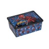 Cutie depozitare jucarii, Spiderman, cu capac, ATU-088757, Albastru, Plastic, Oem