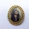 BROSA FECIOARA MARIA de colectie 1850 BIEDERMEIER splendida UNICA vintage SUPERB