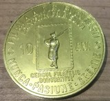 MEDRO01 Medalii Galati - Expozitia Filatelica - Bucuresti 1977 Cercul Dorobantu