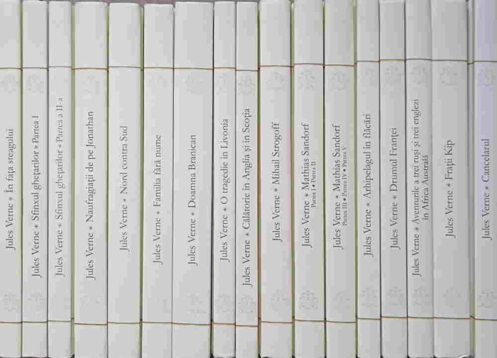 OPERE 17 VOLUME, JULES VERNE, EDITURA ERC PRESS-JULES VERNE-237977