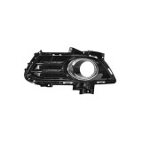 Grila bara fata Ford Mondeo, 03.2015-, parte montare partea stanga, cu rama cromata, cu gaura proiector, neagra, 32D227-3, Aftermarket, Rapid