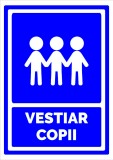 indicator pentru vestiar copii