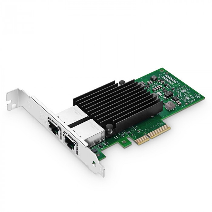 Placa Retea Server Intel X550-T2 Dual Port 10Gb Ethernet RJ45 PCIe 3.0 High Profile