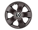 Cumpara ieftin Set 4 capace roti Bis Negru R15 pentru gama auto Renault, Autohelix MSA